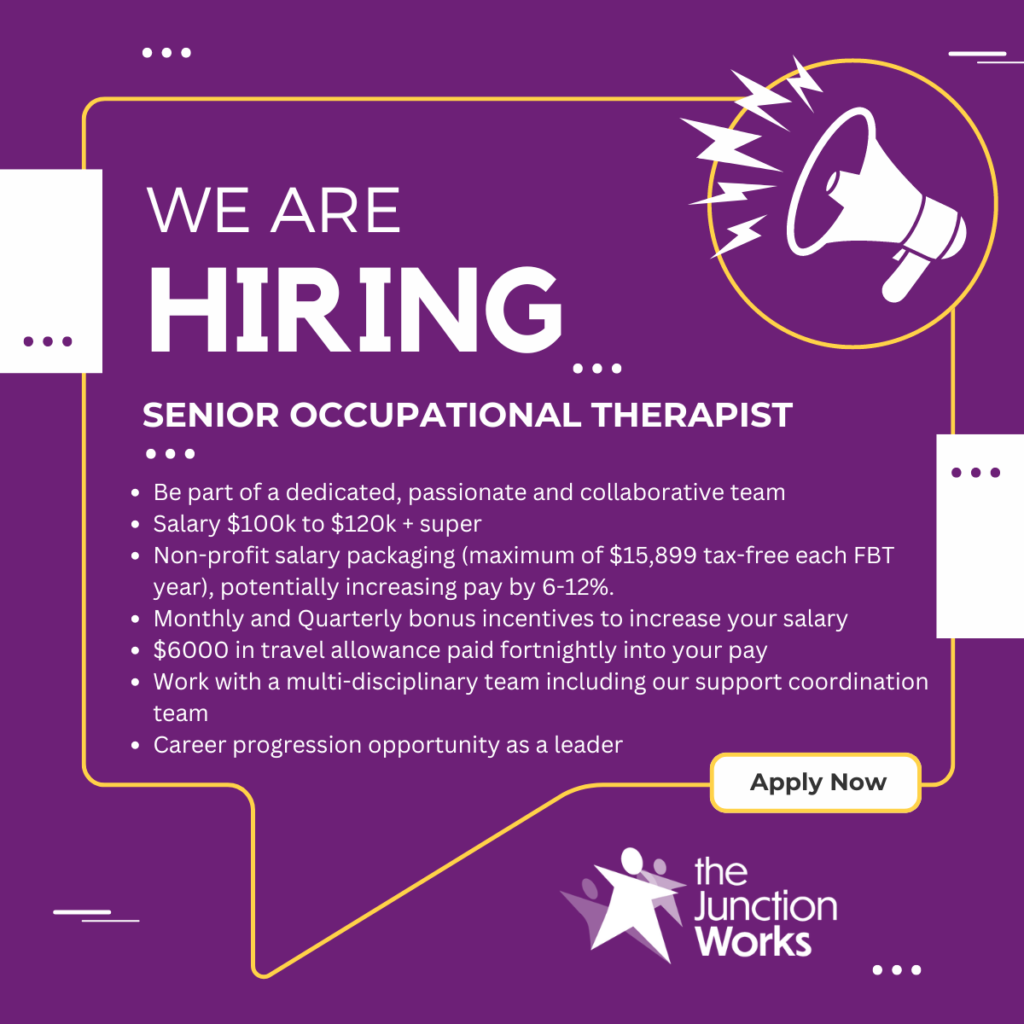 Senior Occupational Therapist | The Junction Works